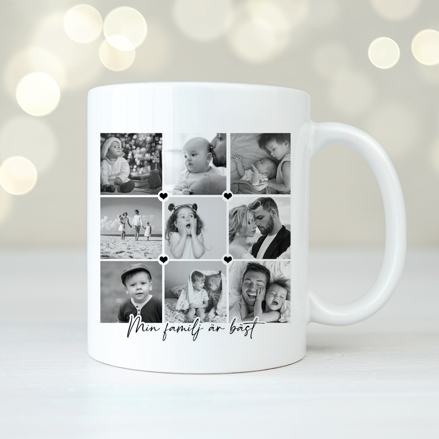 Mugg med 9 foton - Presenttips