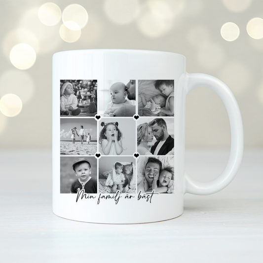 Mugg med 9 foton - Presenttips