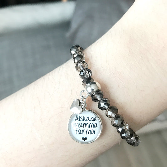 Älskade mamma farmor | Armband