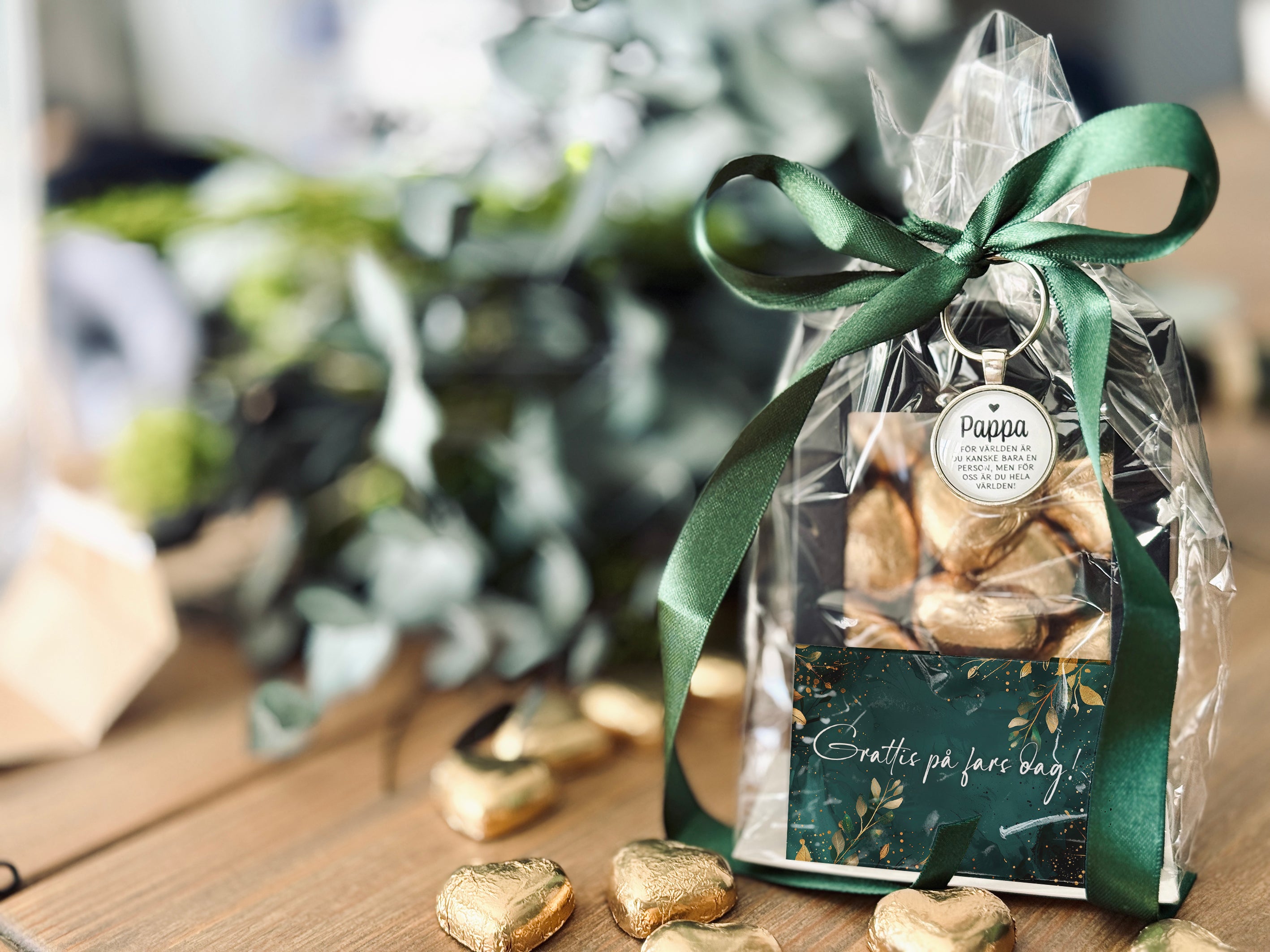 Fars dag presenttips - Nyckelring & Choklad