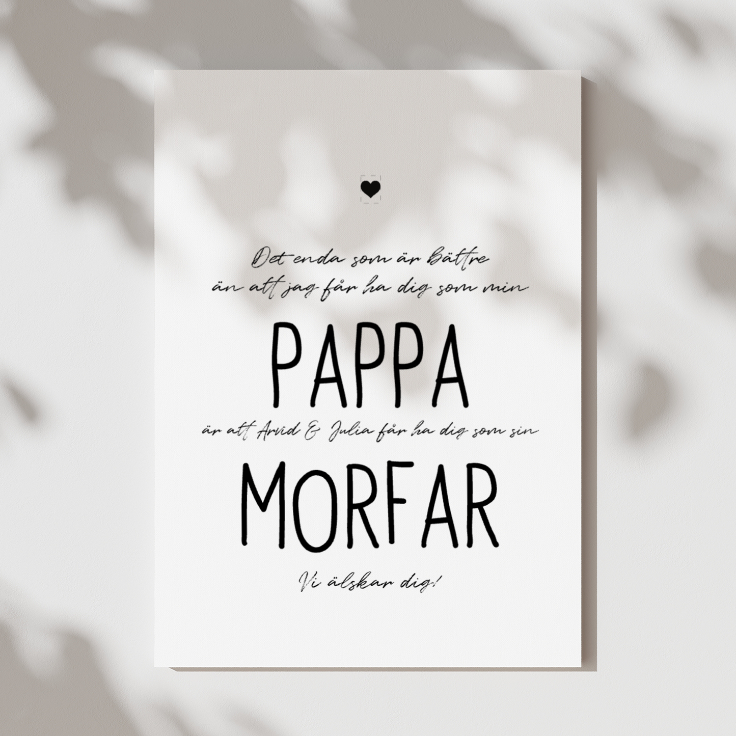 Barnbarn | Poster med text