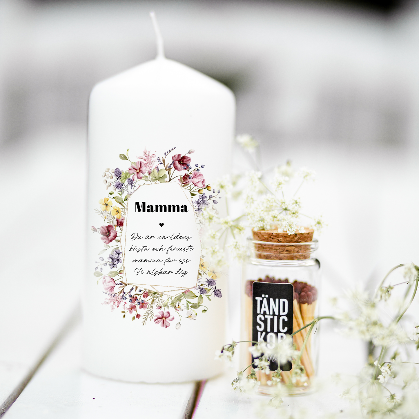 Blommor | Blockljus