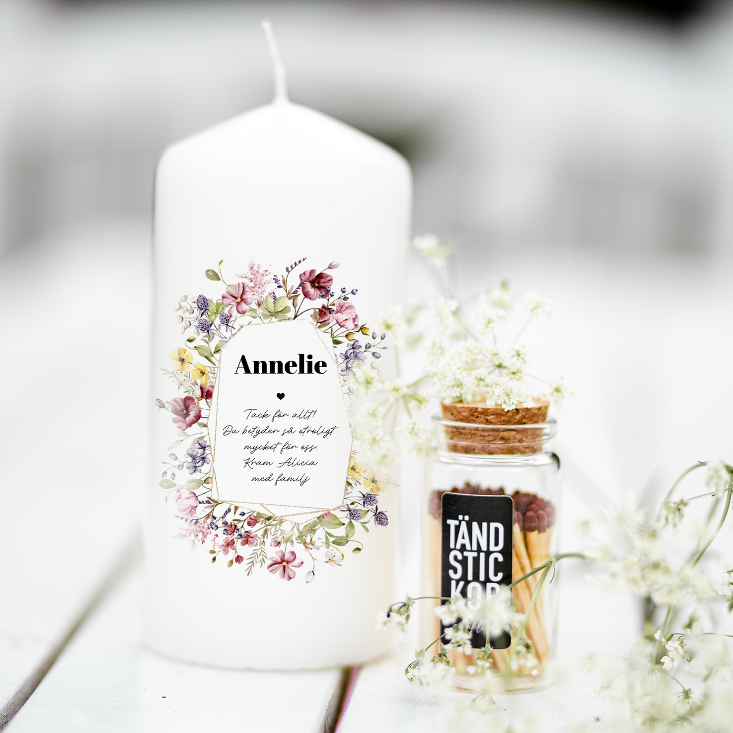 Blommor | Blockljus