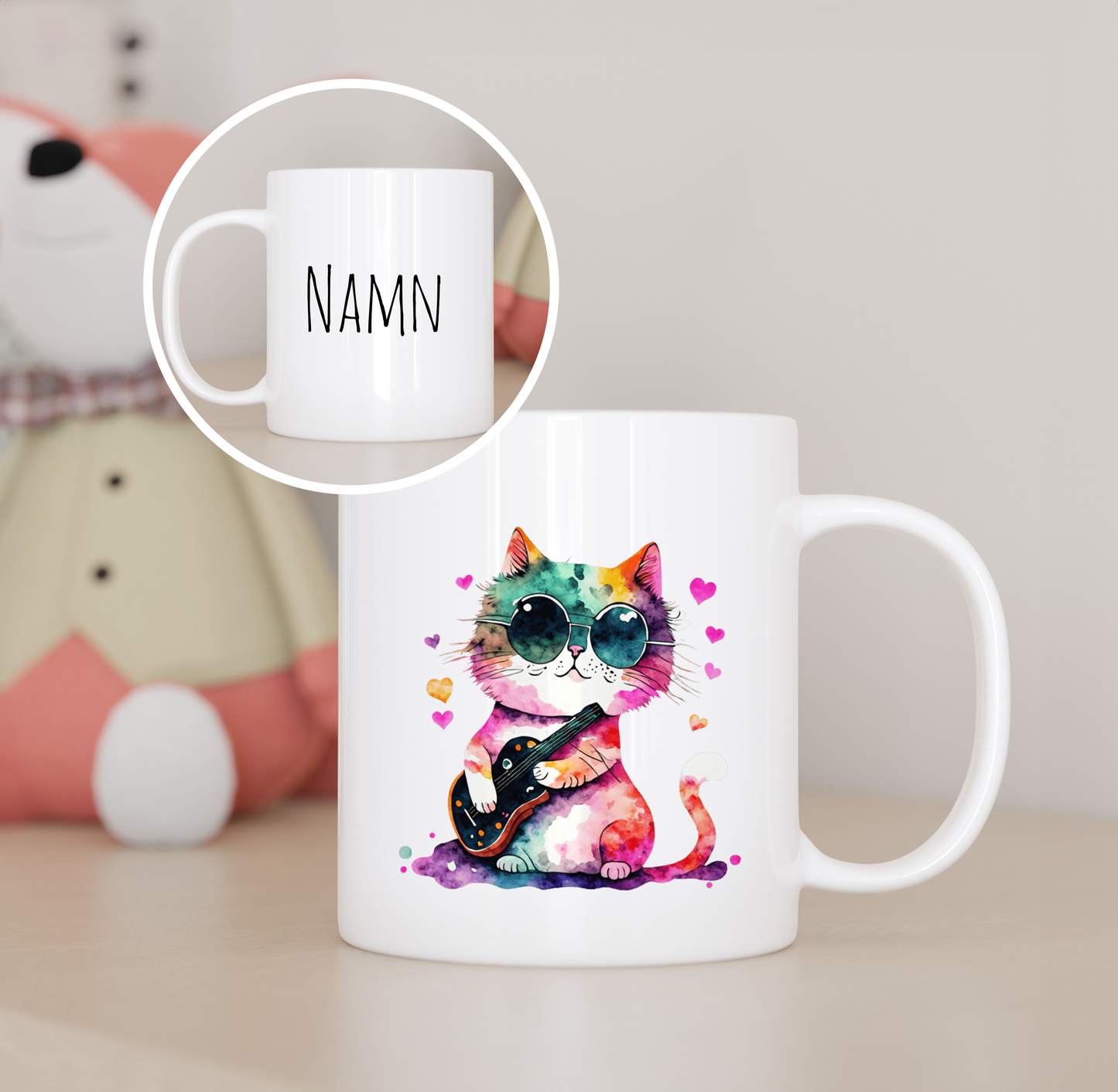 Crazy cat | Personlig barnmugg