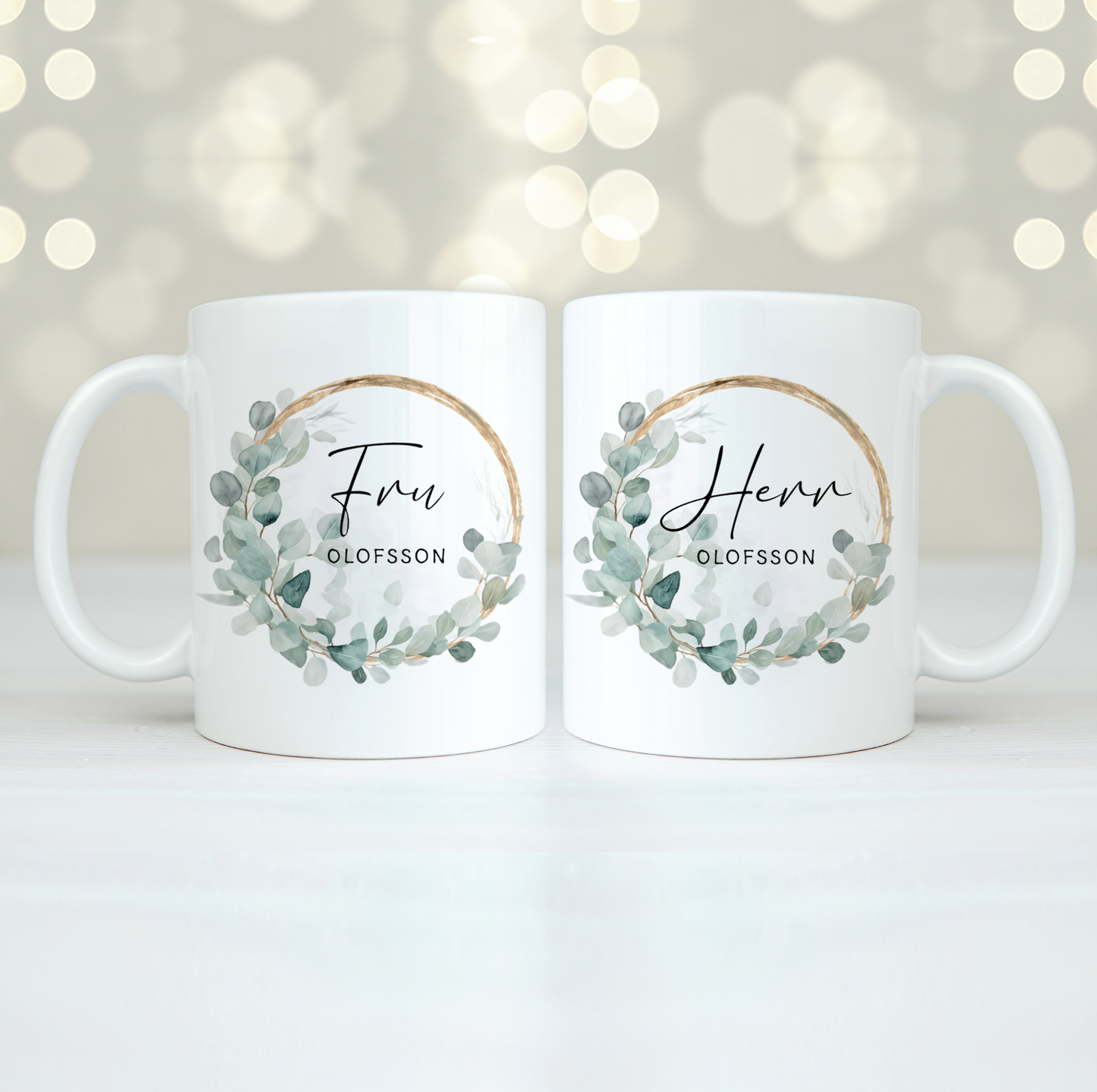 Eucalyptus | Brudpar | Personliga muggar