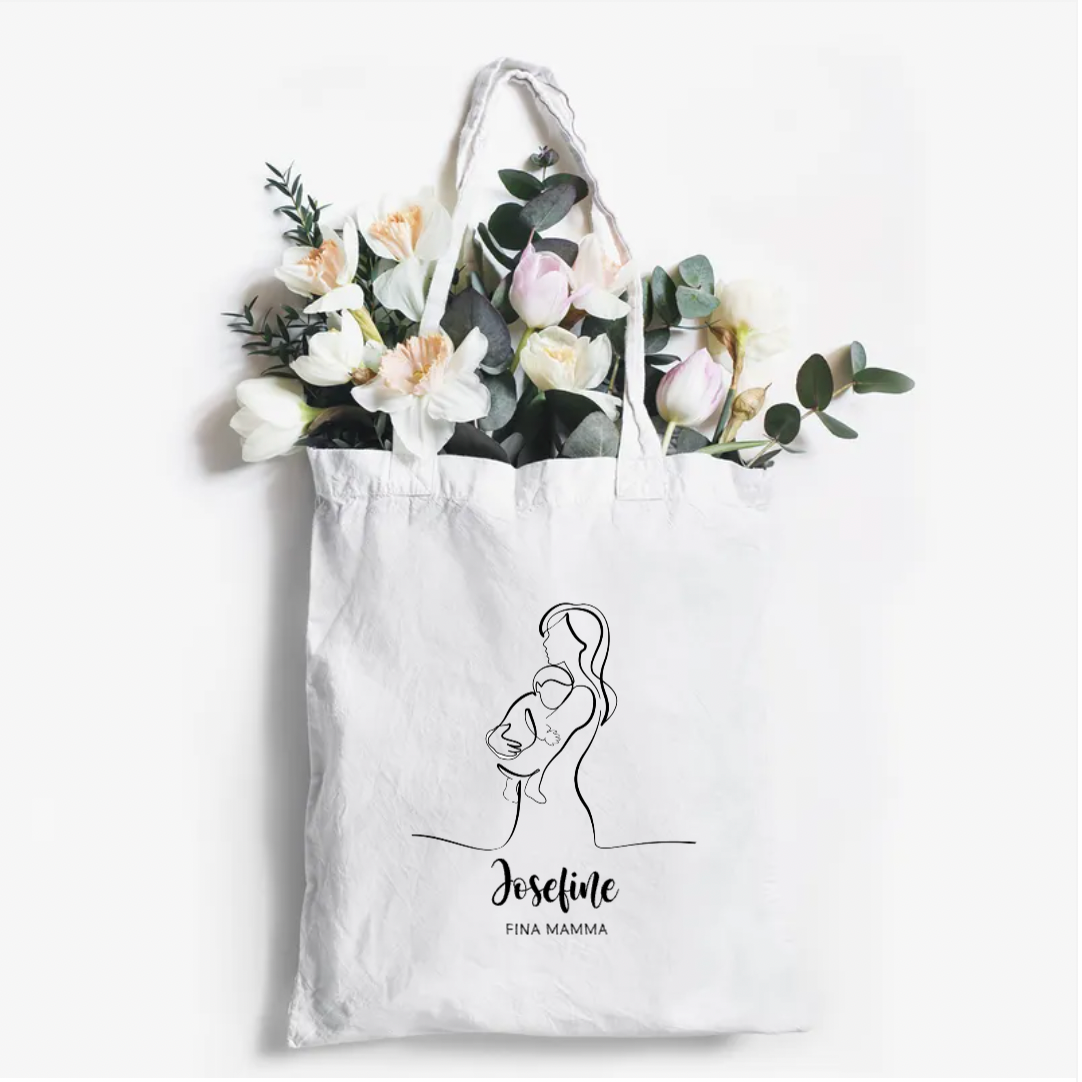 Fina mamma | Personlig tygpåse
