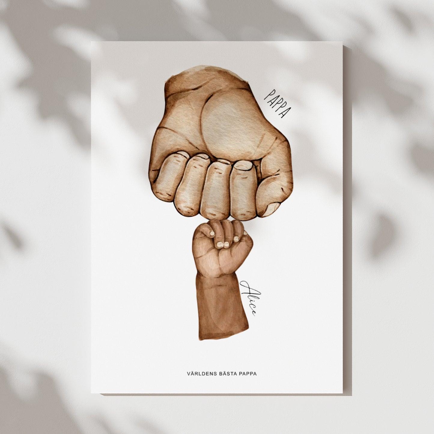 Fist bump (manlig) | Personlig Poster