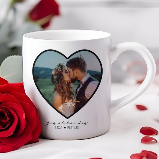 Fotohjärta | Personlig mugg