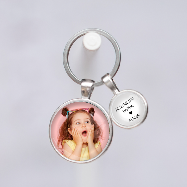 Fotonyckelring till pappa - Fars dag present
