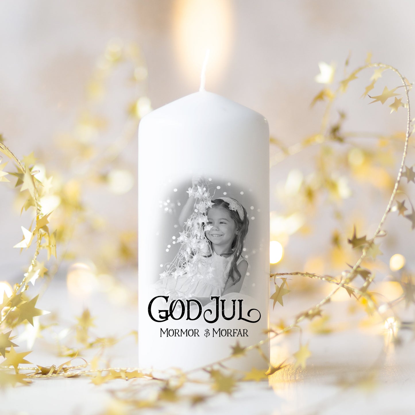 God Jul Foto | Blockljus