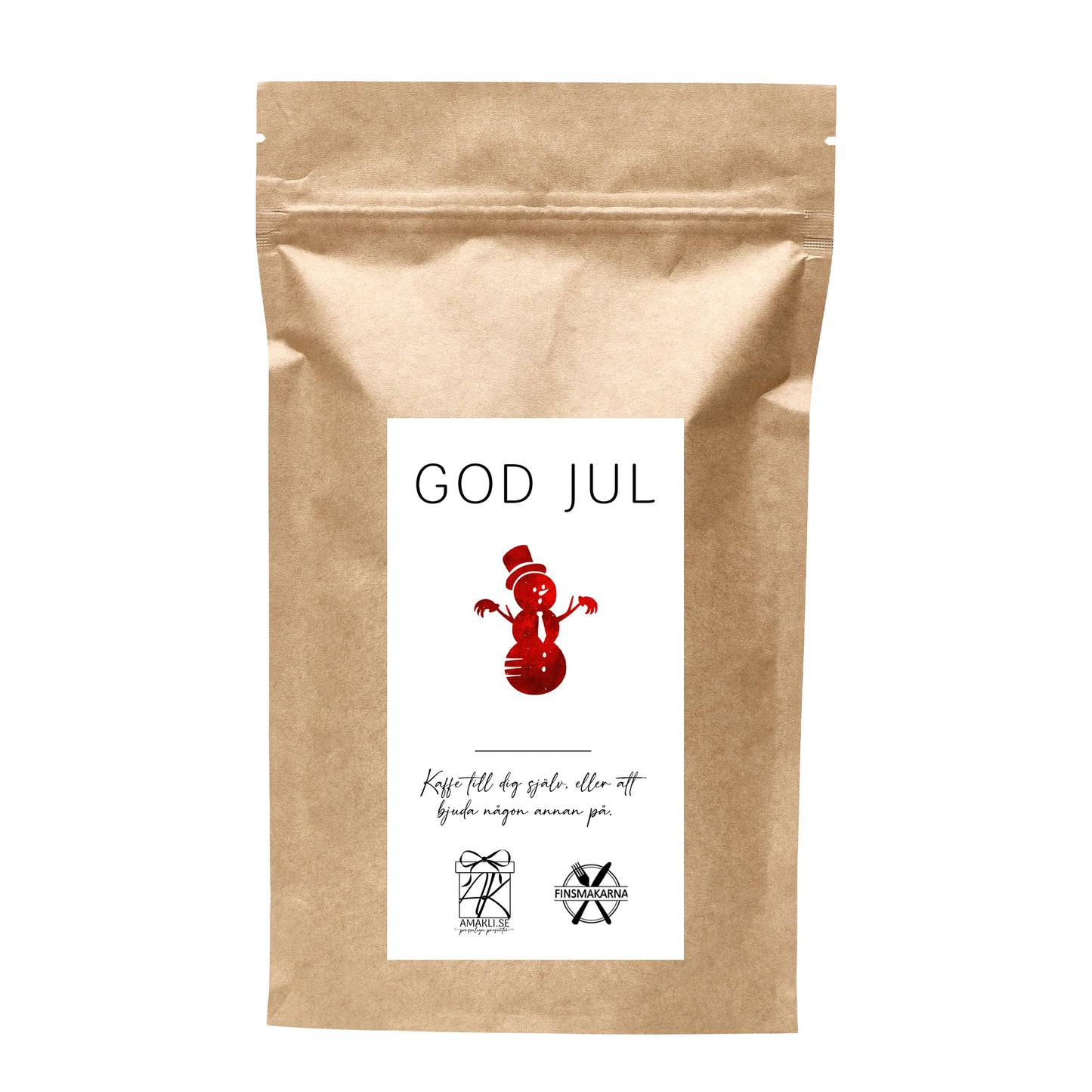 God Jul (Snögubbe) | Amakli Kaffe/Te