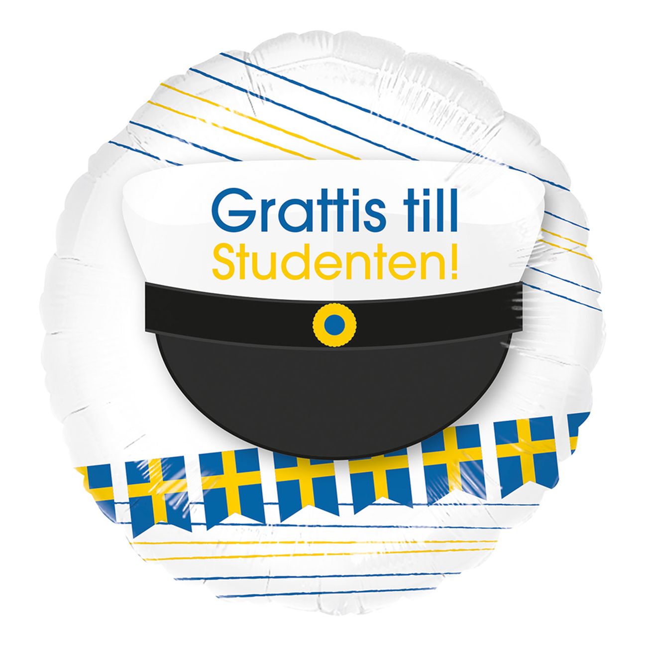 Grattis till studenten, mössa | Studentballong