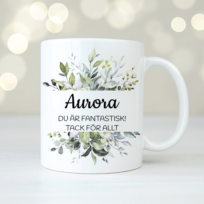 Gröna växter | Personlig mugg