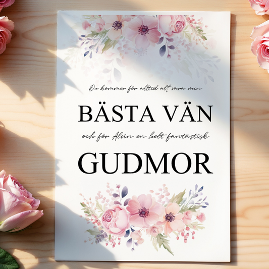Gudmor & Gudfar| Personlig poster