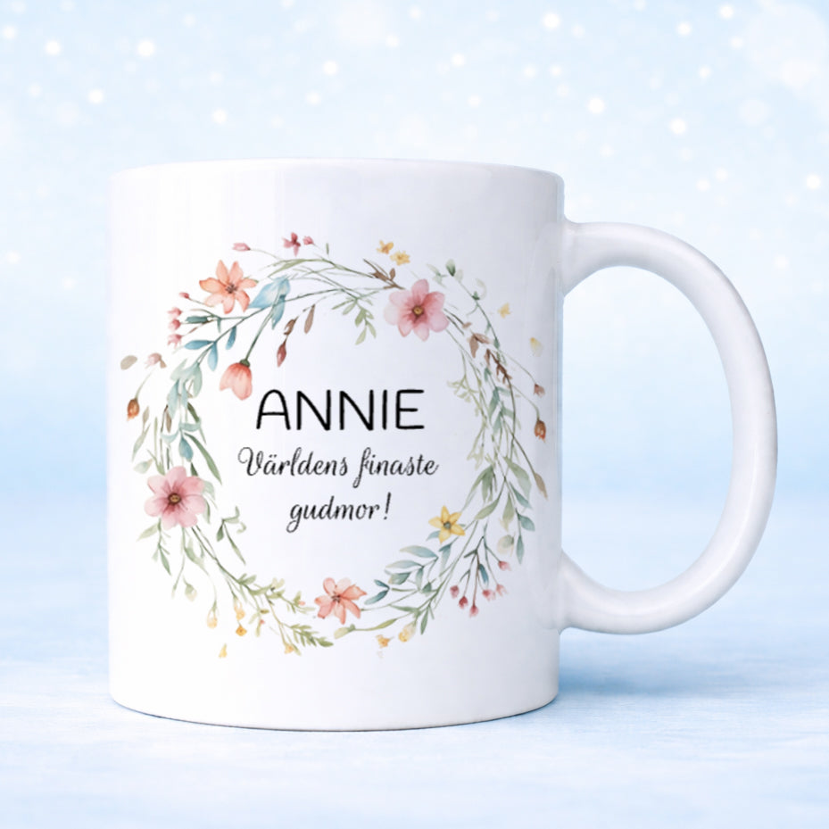 Vilda blommor | Mamma | Personlig mugg
