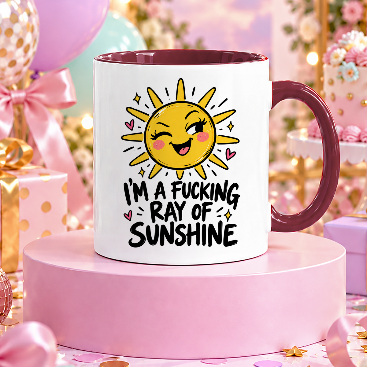 I'm a fucking ray of sunshine | Rolig mugg