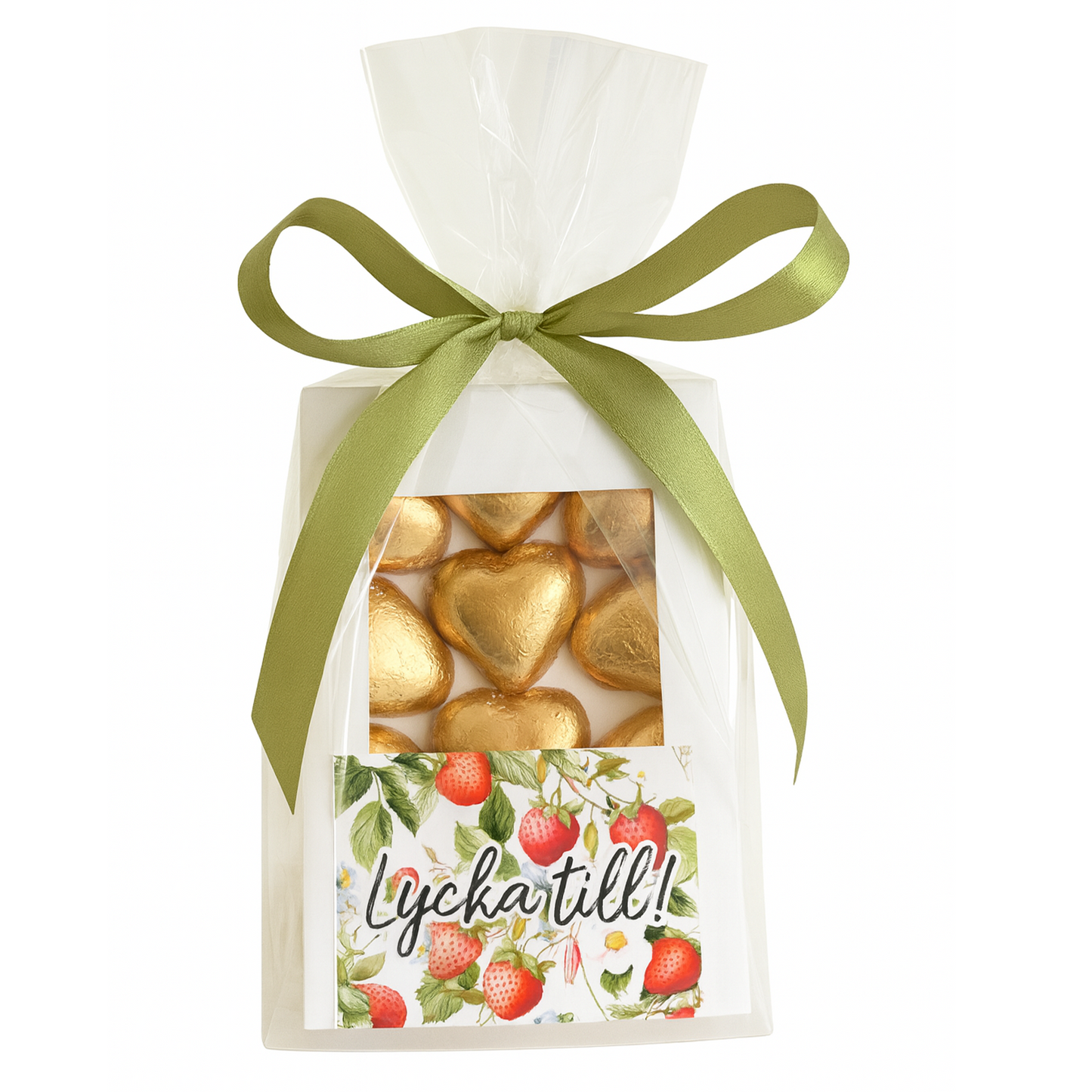 Jordgubbar | Chokladask & kort