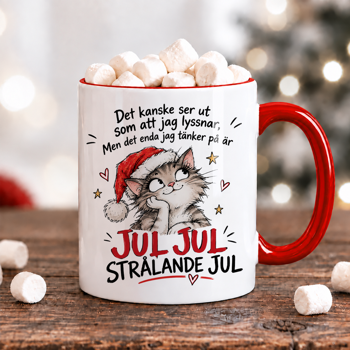 Jul jul strålande jul | Rolig julmugg