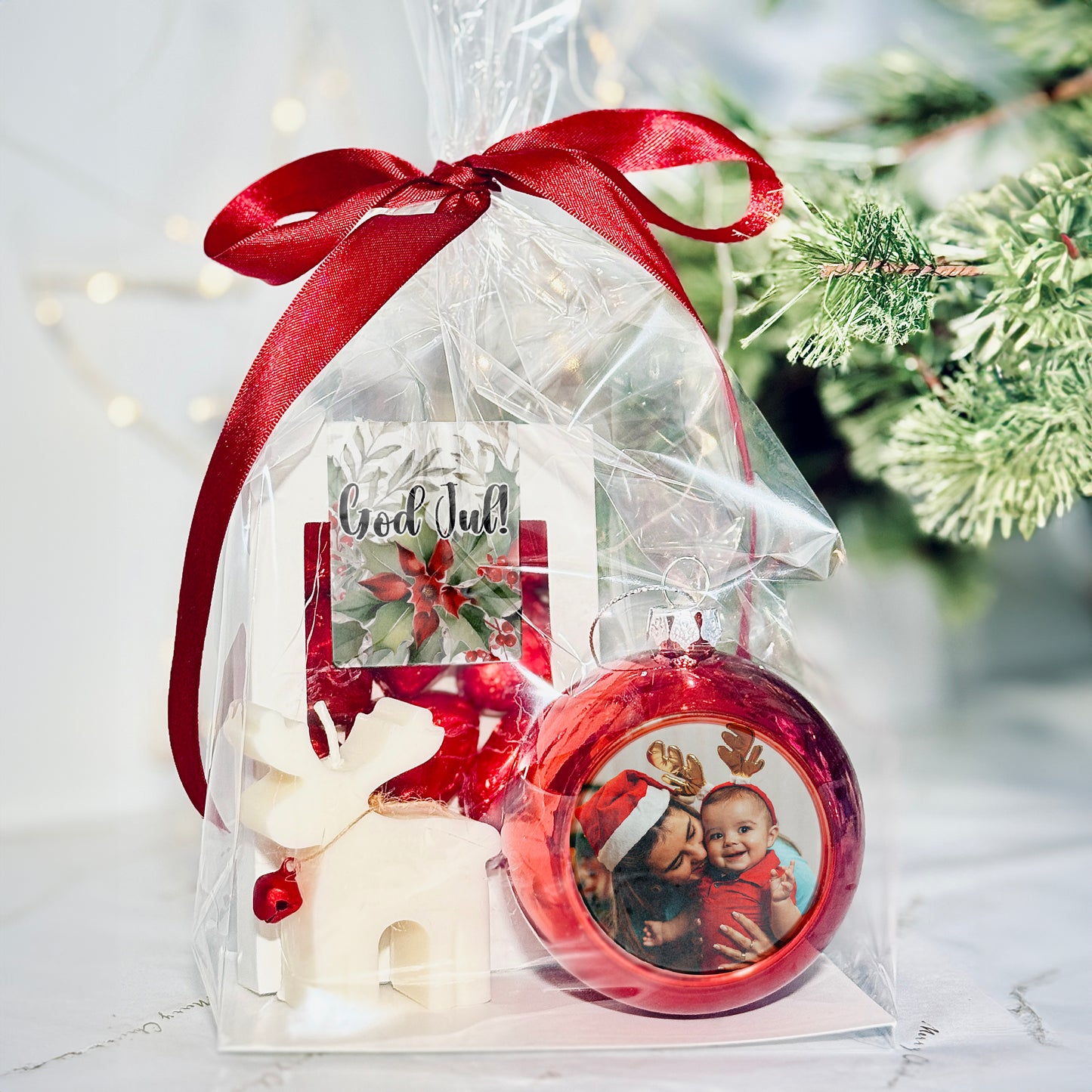 Julpaket | Chokladask, julkula & ljus