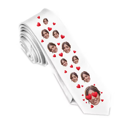 Kär & galen | Slips med ansikte