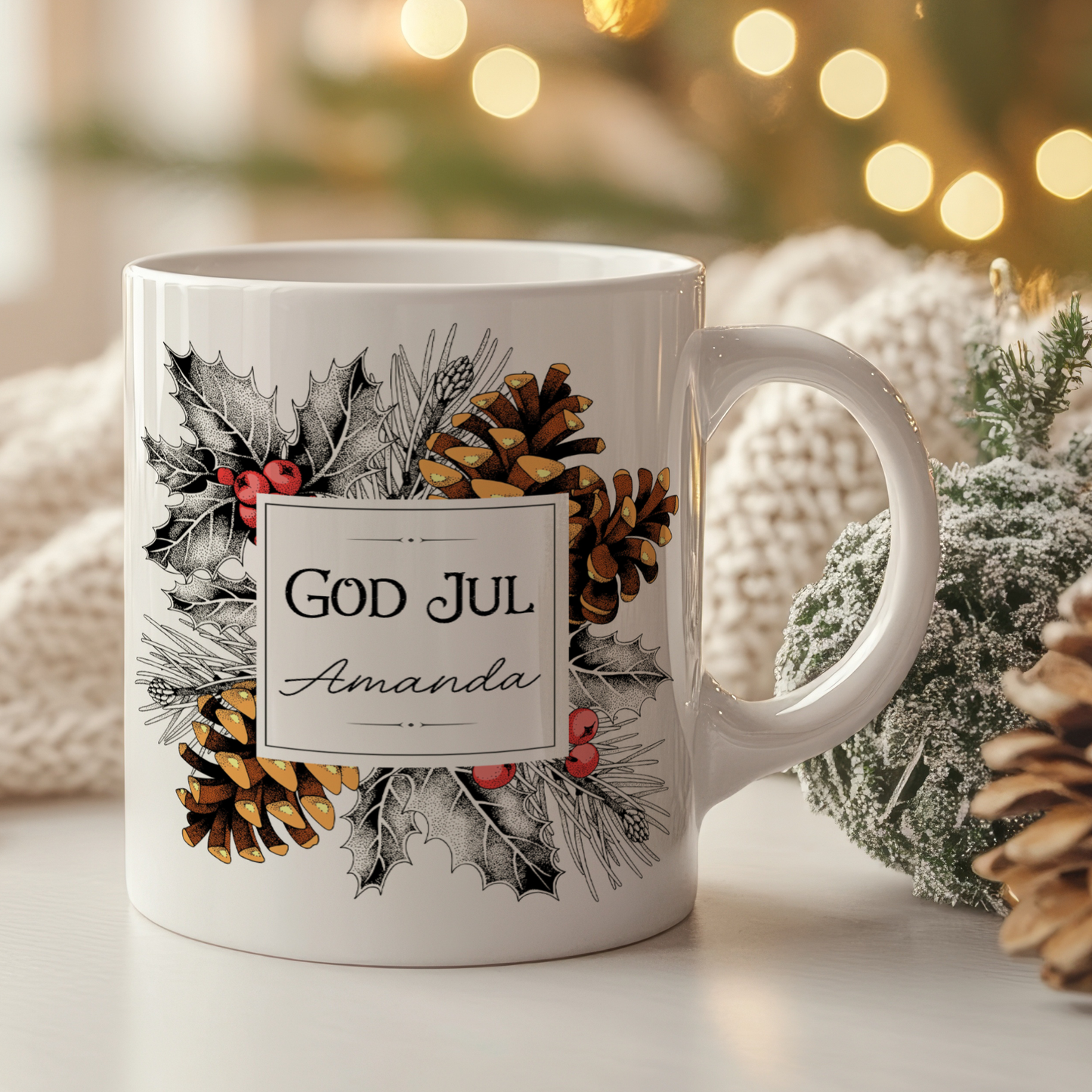 Kottar | Personlig julmugg