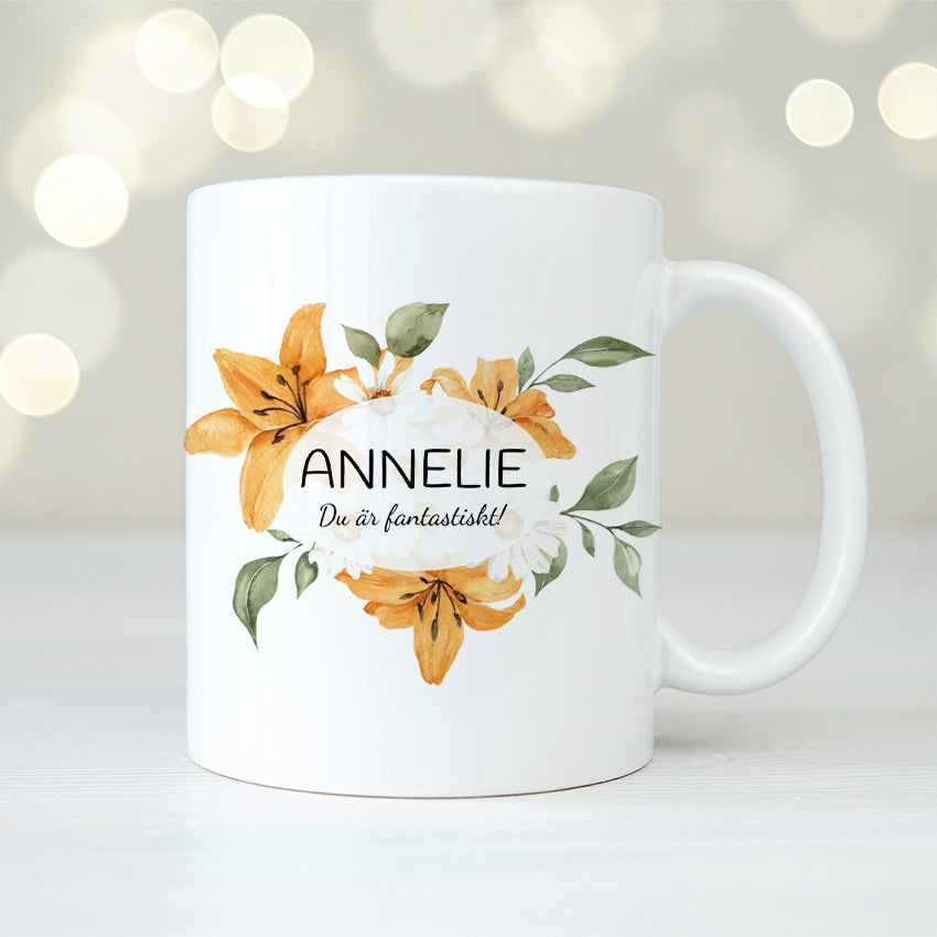 Liljor | Personlig mugg