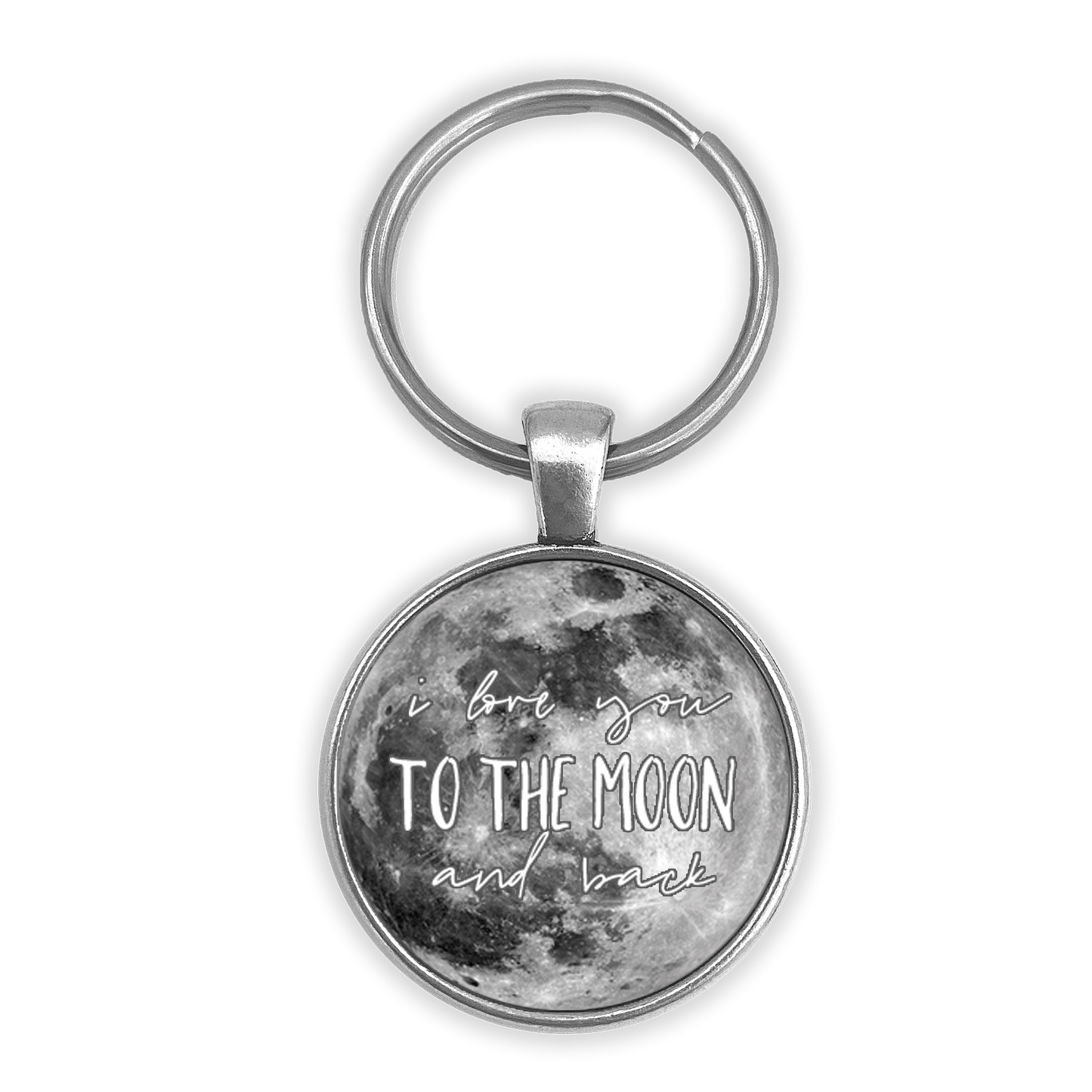 Love you to the moon and back | Nyckelring