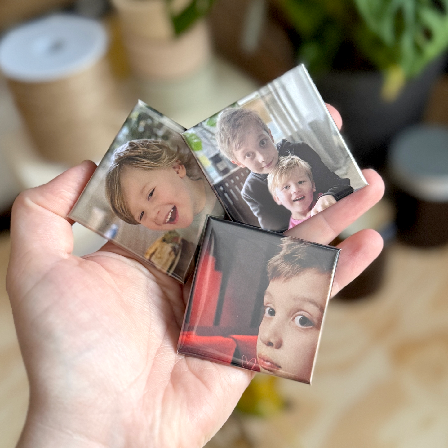 Magneter med foto (3-9 pack)