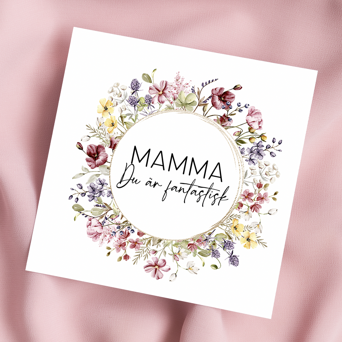 Mamma, du är fantastisk | Dubbelvikt kort