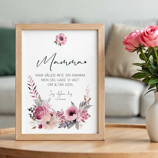 Mamma | Poster med text