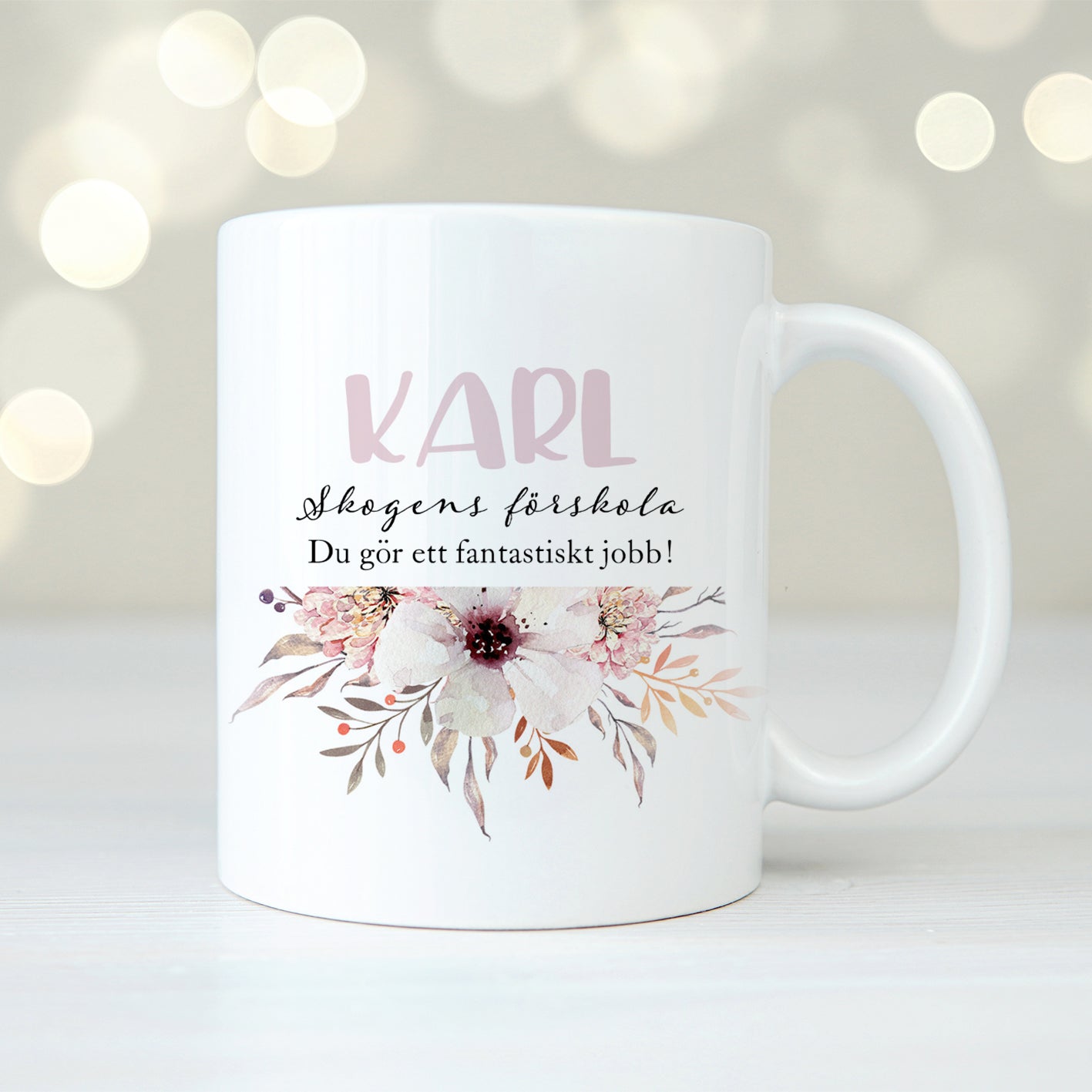 Namn, Förskola | Personlig mugg