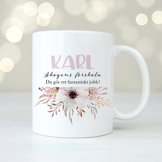 Namn, Förskola | Personlig mugg