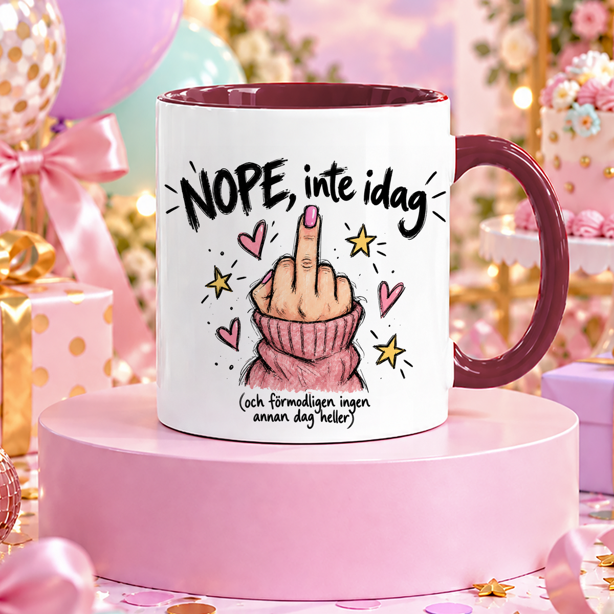 Nope, inte idag | Rolig mugg