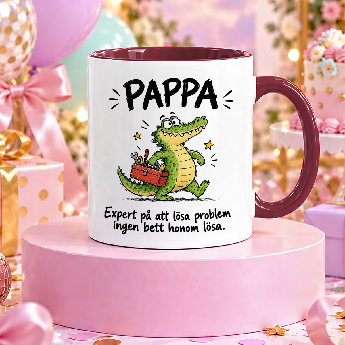Pappa Expert på att lösa problem | Rolig mugg