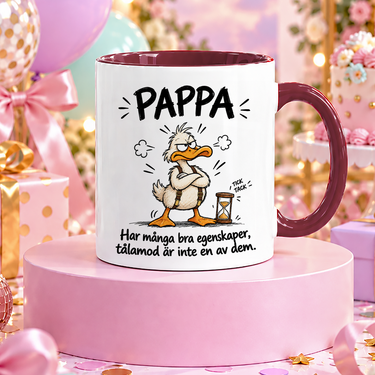Pappa har inte tålamod | Rolig mugg