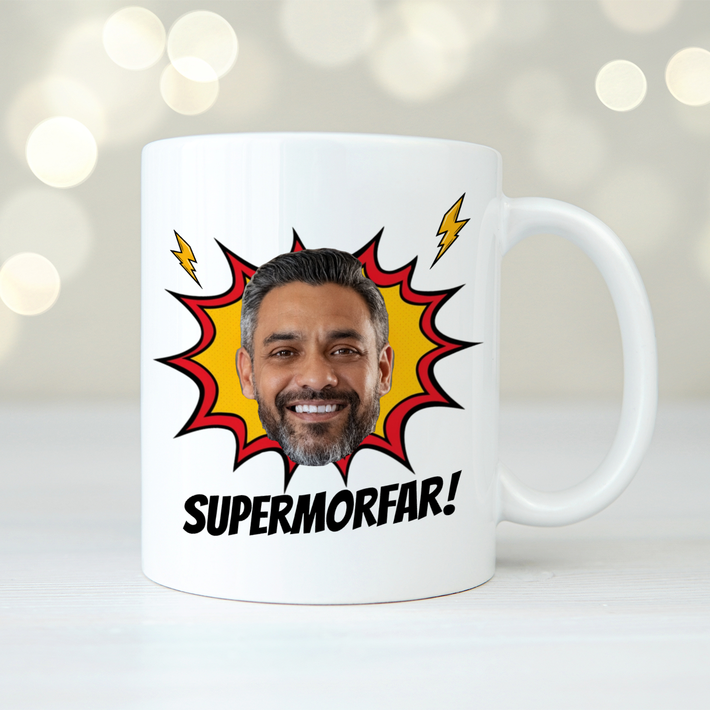 Pow | Ansikte | Personlig mugg