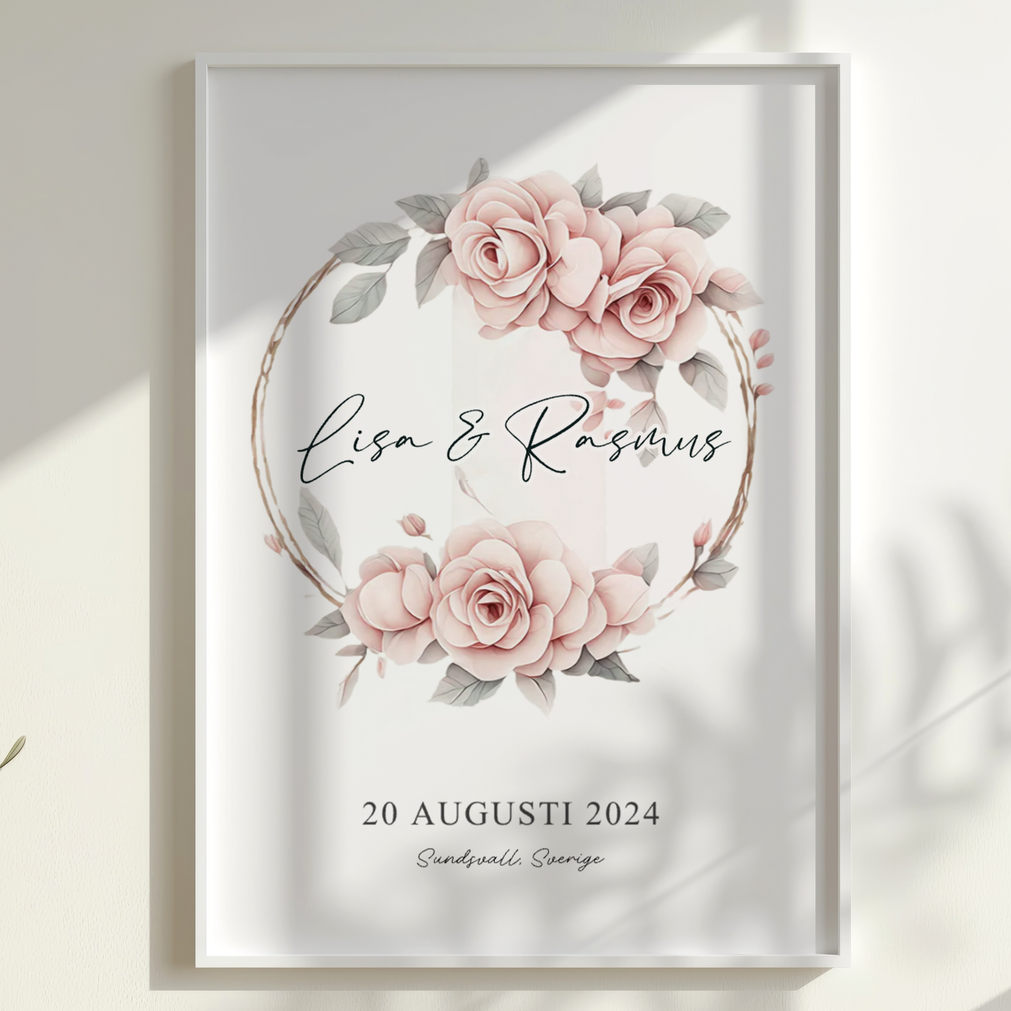 Rosor | Bröllopsposter