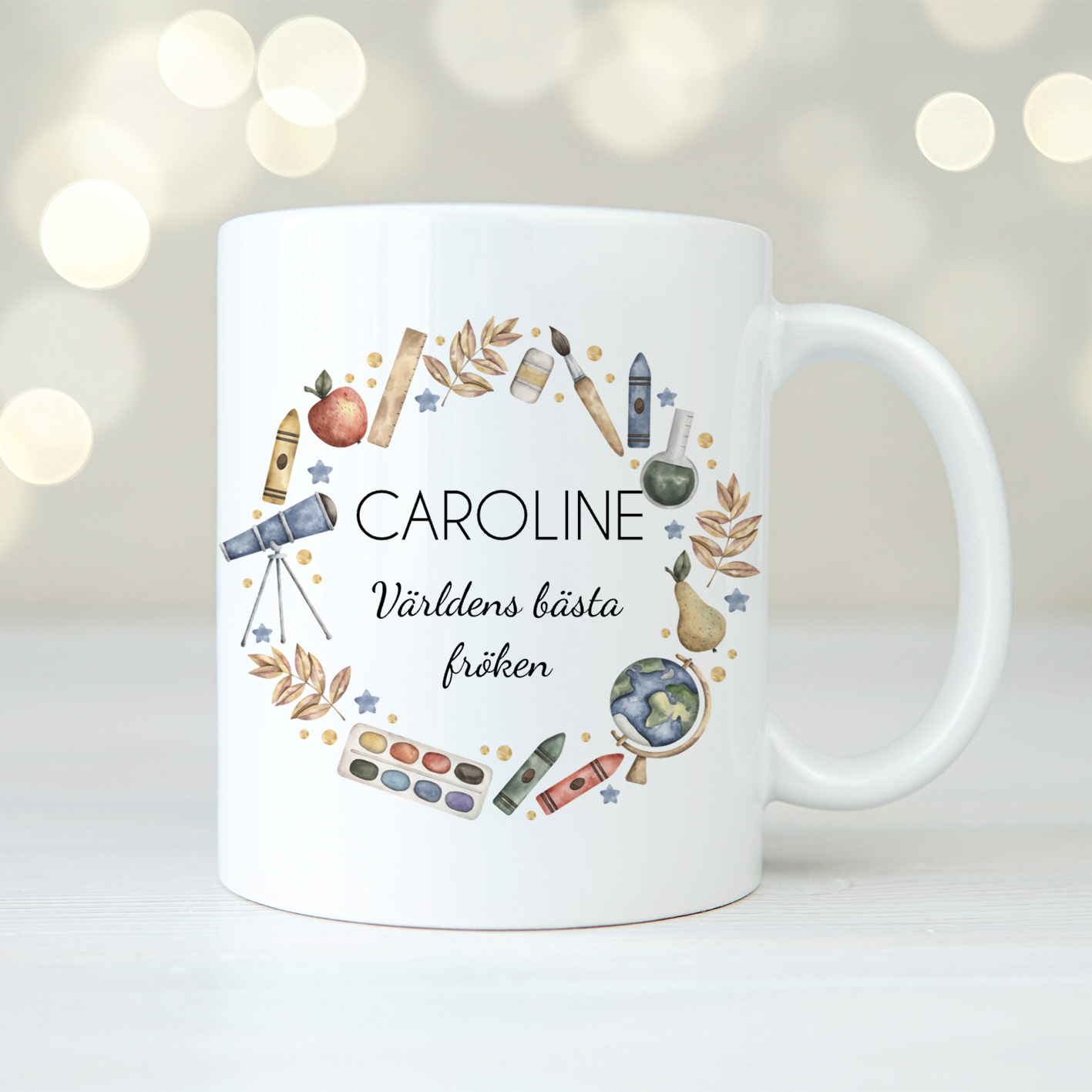 Läroring | Personlig mugg till fröken