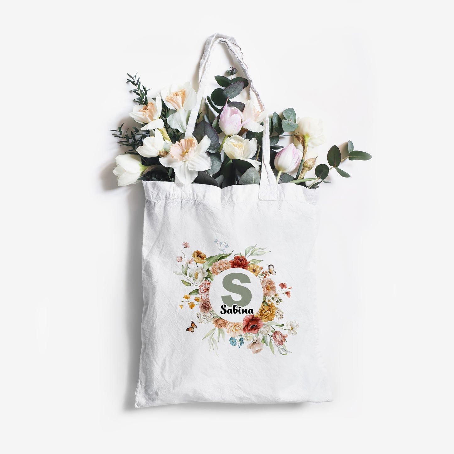 Sommar - Bokstav | Personlig tygpåse