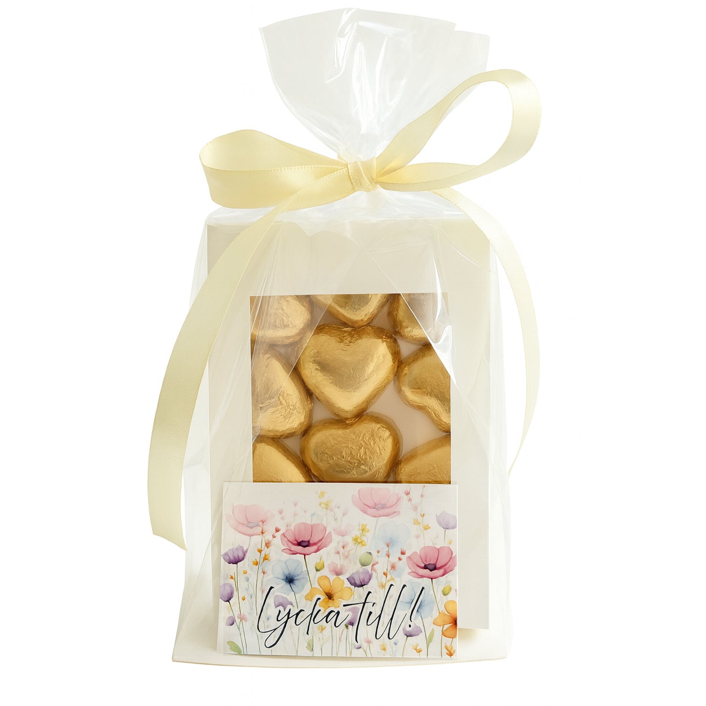 Sommarblommor | Chokladask & kort