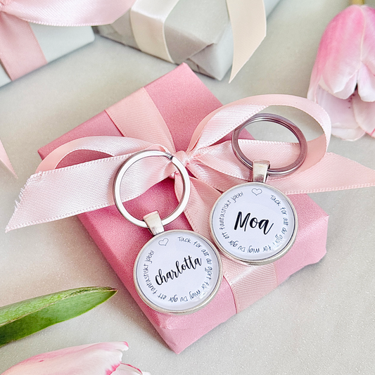 Tack till fröken, lärare & pedagog | Nyckelring