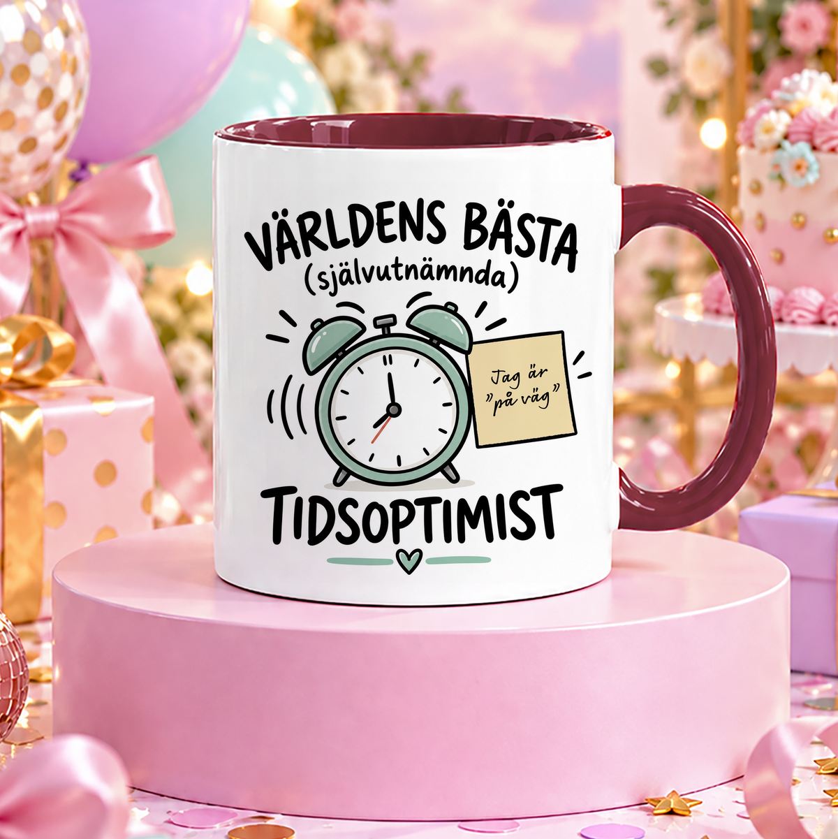 Självutnämnd optimist | Rolig mugg