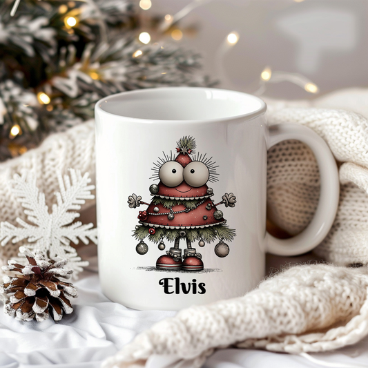 Tokig julgran | Personlig julmugg