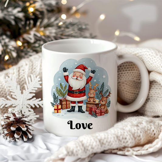 Tomte & renar | Personlig julmugg