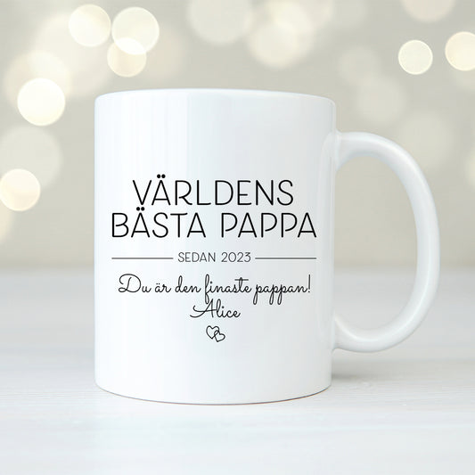 Världens bästa pappa - mugg
