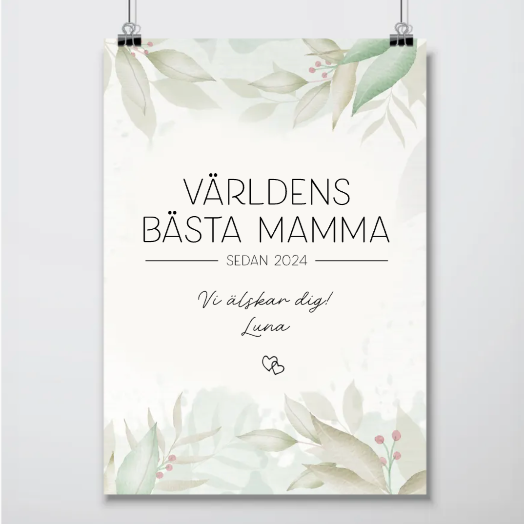 Världens bästa | Poster med text