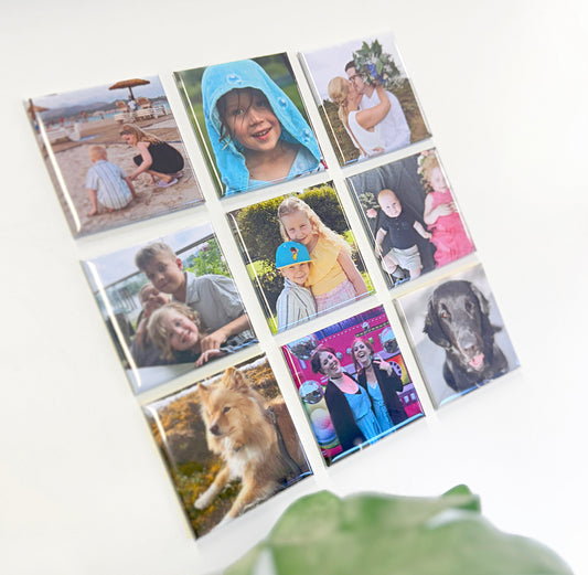 Magneter med foto (3-9 pack)