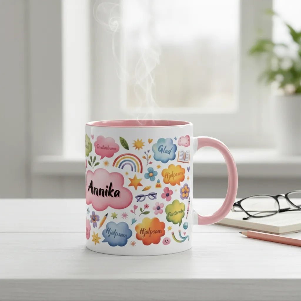 Pepp till pedagog | Personlig mugg