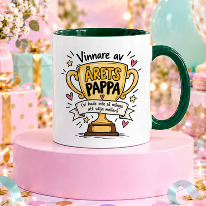 Presentpaket | Årets pappa | Mugg, kaffe & godis