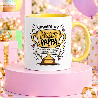 Presentpaket | Årets pappa | Mugg, kaffe & godis